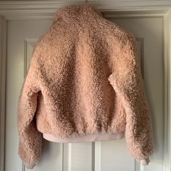 Celebrity Fashion by Hera Collection Sherpa Pink Jacket - Picture 15 of 16